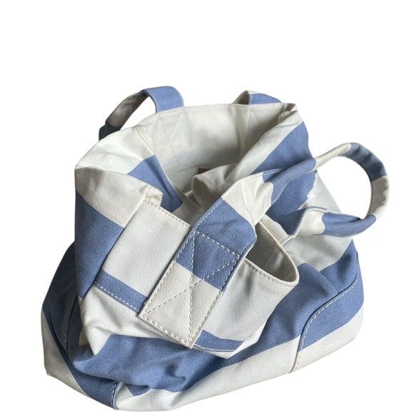 J. Crew Handbags - J. Crew Blue and White Travel Tote